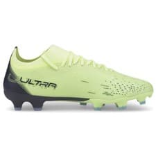 PUMA Ultra Match Firm GroundArtificial Ground Soccer Cleats Womens Yellow Sneake